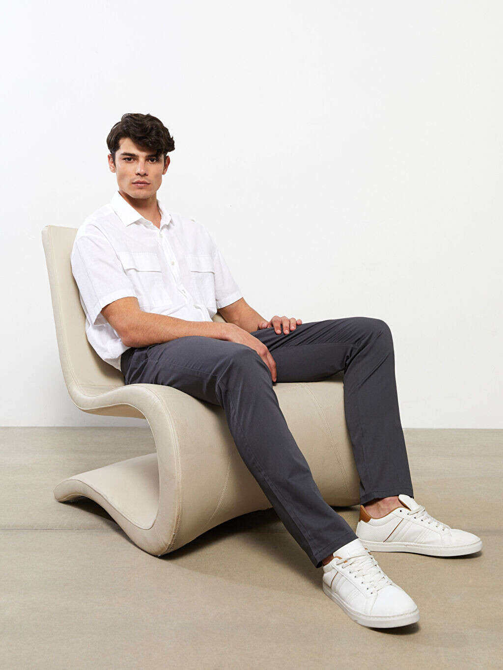 

Мужские брюки чинос Slim Fit из габардина LCWAIKIKI Classic