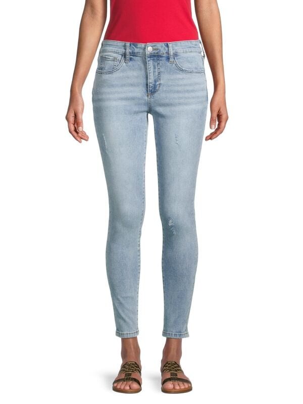 

Джинсы Cкинни Joe's Jeans со средней посадкой, голубой