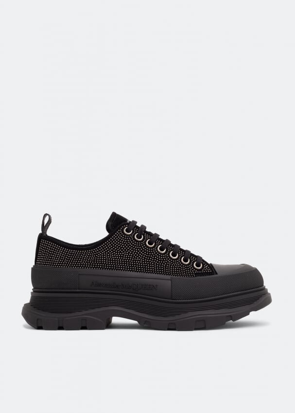 

Кроссовки ALEXANDER MCQUEEN Tread Slick lace-up sneakers, черный