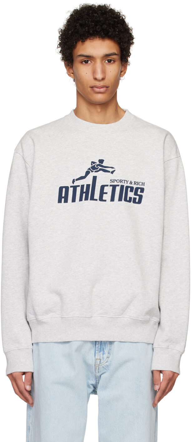 

Серая толстовка 90-х 'Athletics' Sporty & Rich