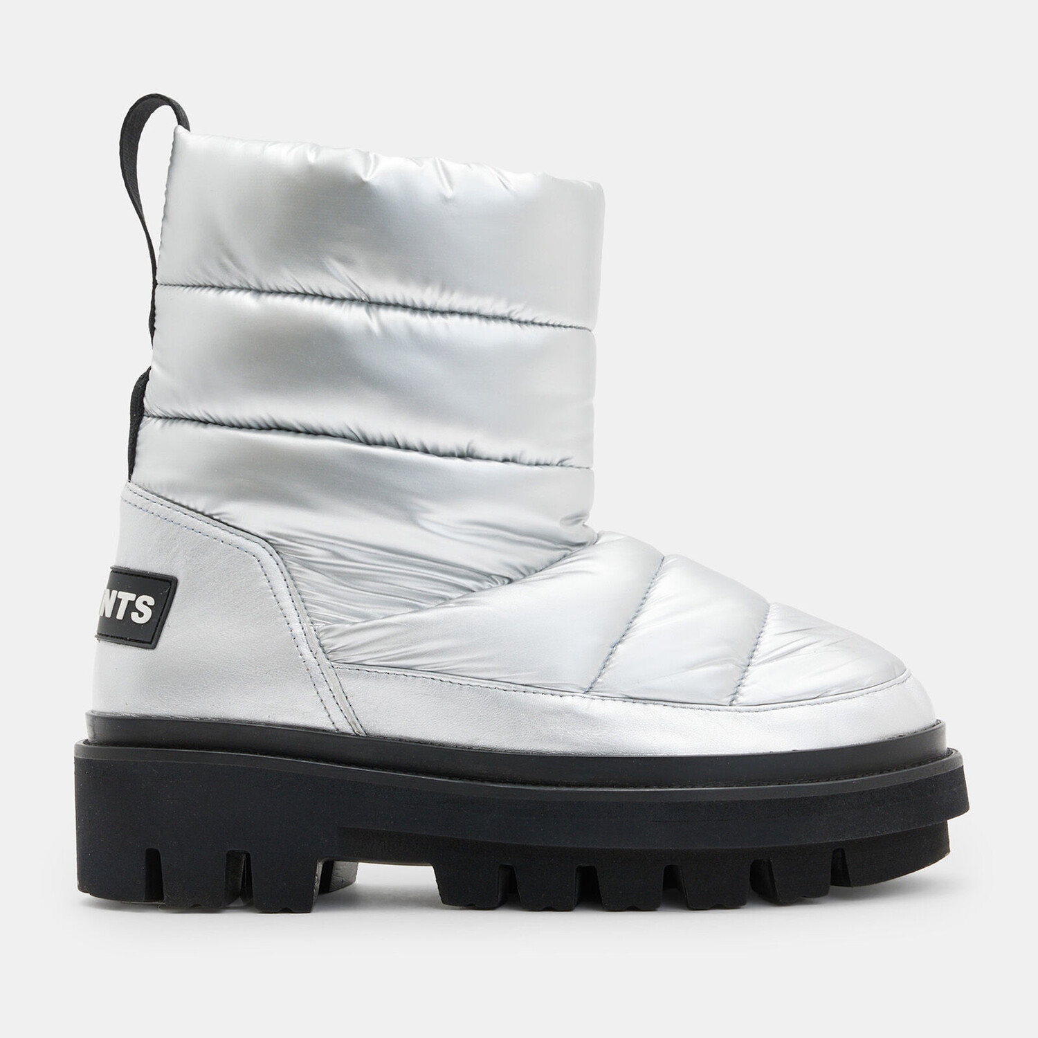 

Ботинки Allsaints Alba Alpine Nylon Moon, серебристый, Черный