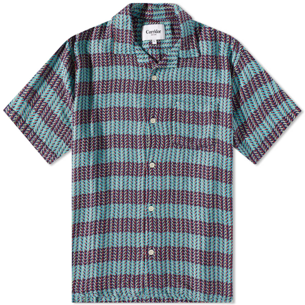 

Рубашка Corridor Acid Plaid Stripe Vacation Shirt