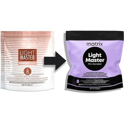 Light Master Bleach 500G 8 тонн блондинка внутри, Matrix matrix light master обесвечивающий порошок 500 гр