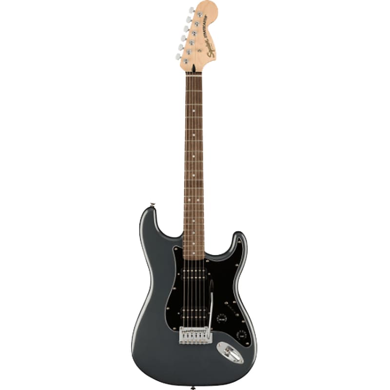 Squier Affinity Series Stratocaster HH - Charcoal Frost Metallic электрогитара fender squier affinity 2021 stratocaster hh lrl charcoal frost metallic