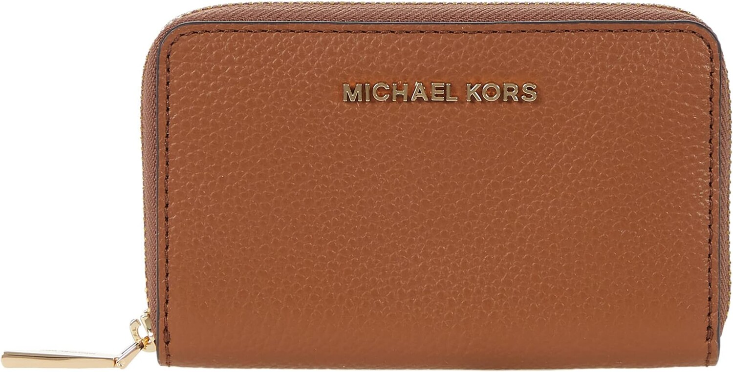 

Клатч Jet Set Small Zip Around Card Case MICHAEL Michael Kors, цвет Luggage