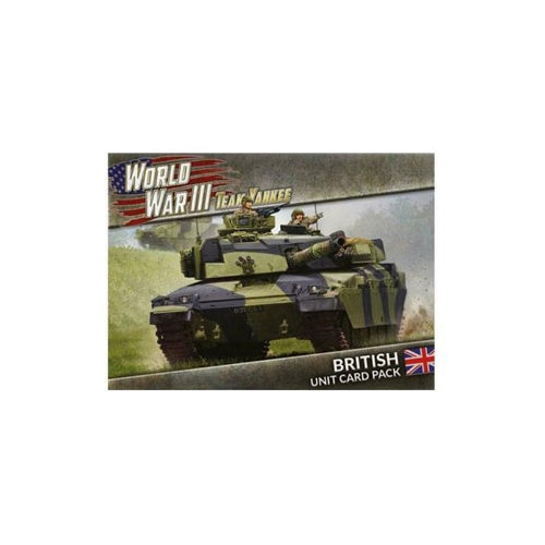 Коллекционные карточки World War Iii: Team Yankee British Unit Card Pack