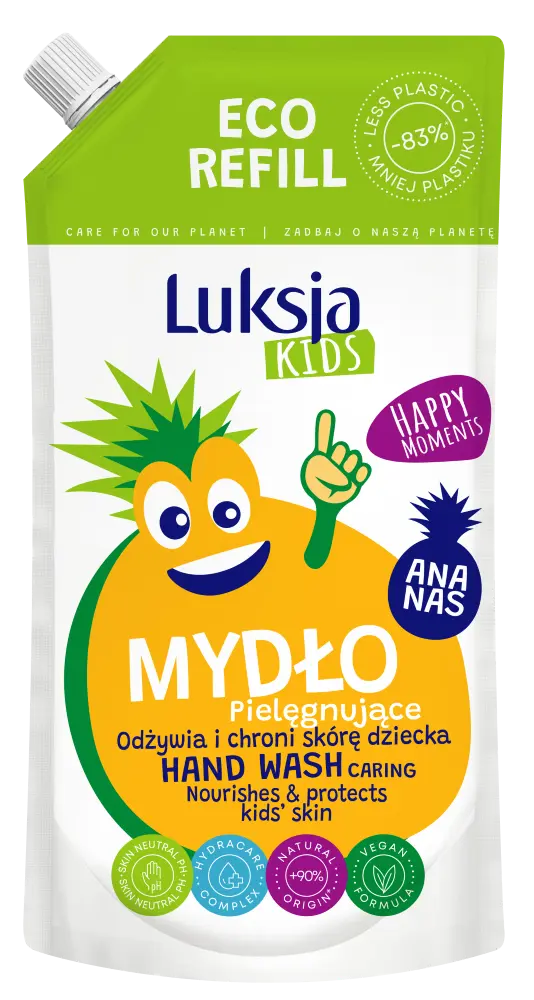 

Luksja Kids запас жидкого мыла, 500 мл