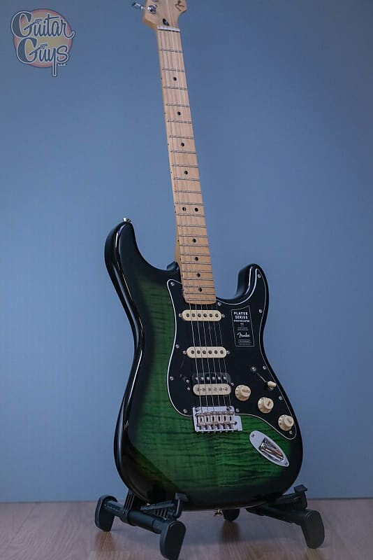 

Плеер Fender Limited Edition Stratocaster Plus Top Green Burst Limited Edition Player Stratocaster Plus Top Green Burst