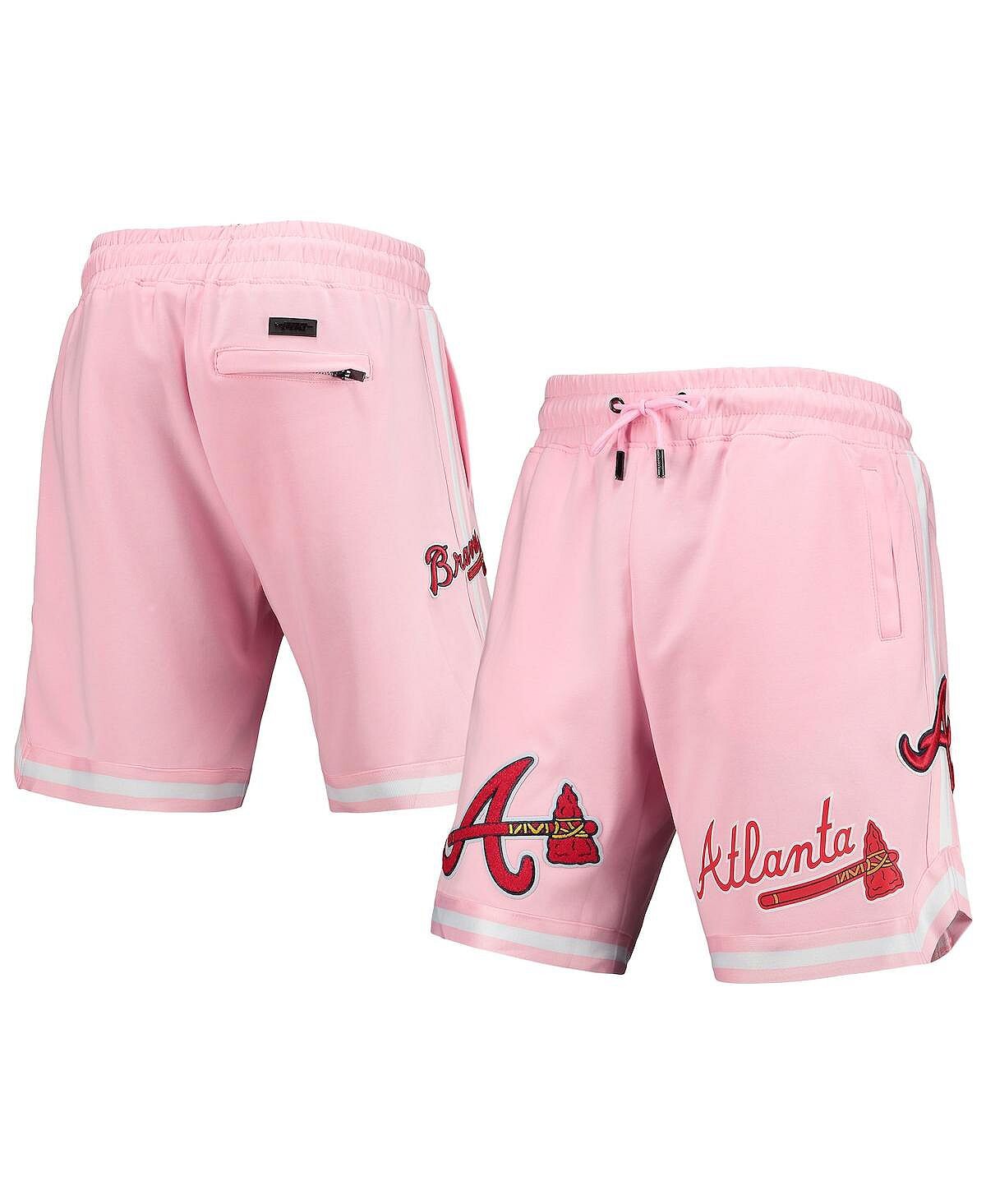 

Мужские розовые клубные шорты с логотипом atlanta braves Pro Standard, розовый