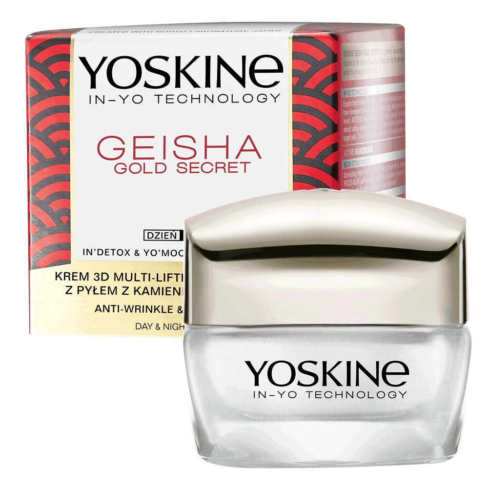 

Yoskine Крем для лица Geisha Gold Secret дневной и ночной мультилифтинг 3D 50мл