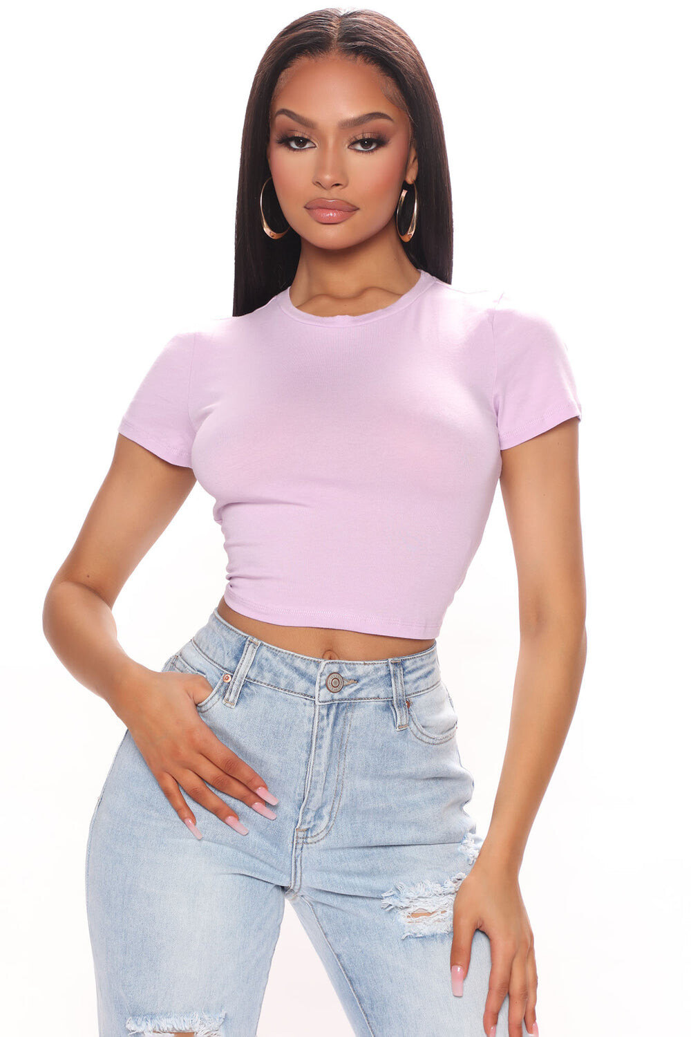 

Топ Fashion Nova 73557, орхидея