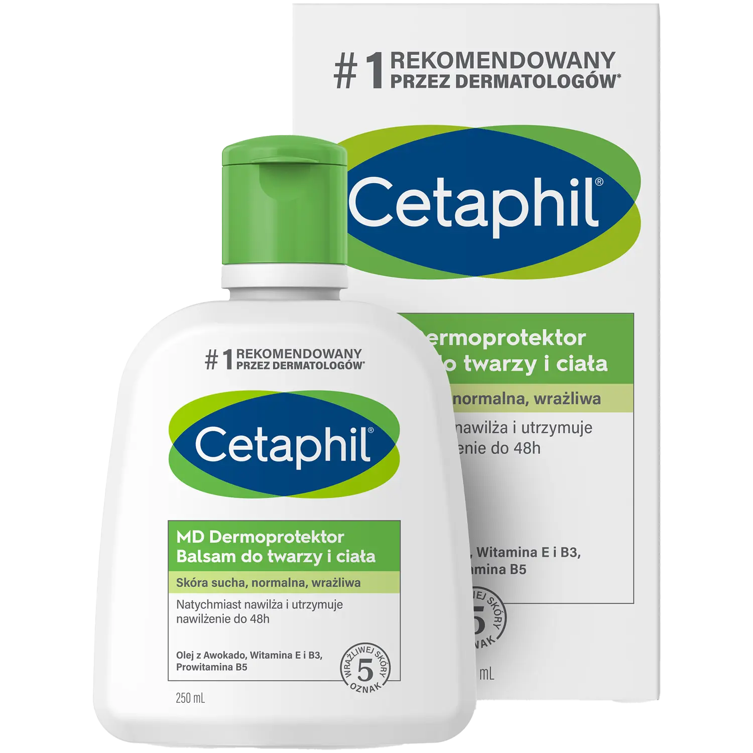 

Cetaphil MD Dermoprotektor увлажняющий бальзам для лица и тела, 250 мл