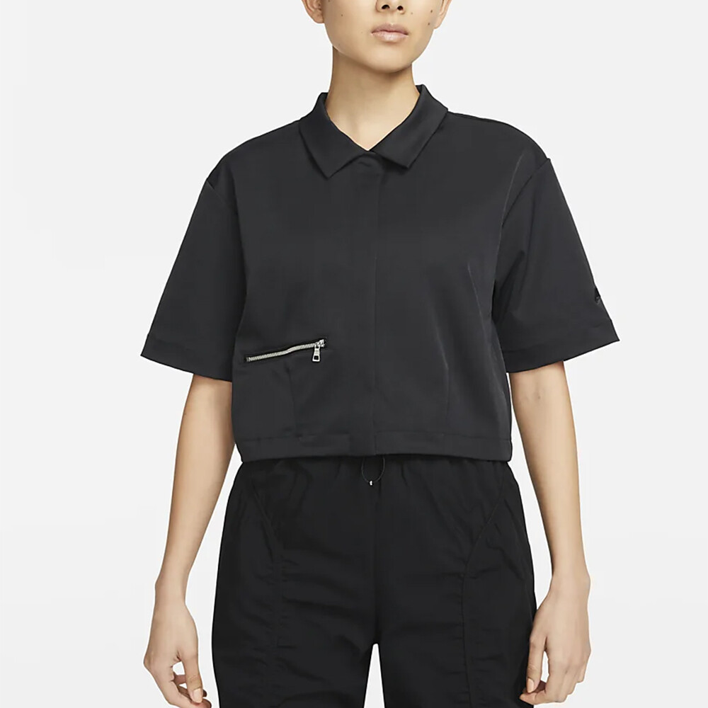 

Поло Nike Sportswear Dri-FIT Tech Pack Woven, чёрный, Черный