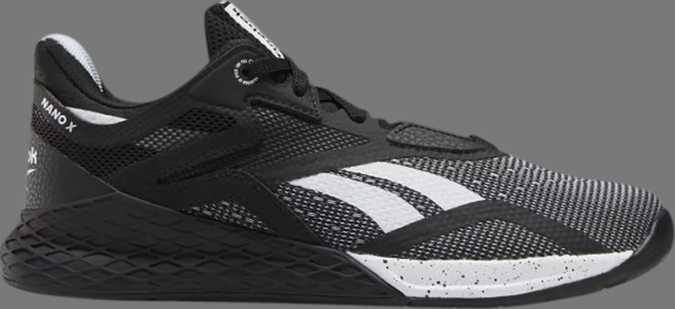 

Кроссовки wmns nano 10 'black white' Reebok, черный