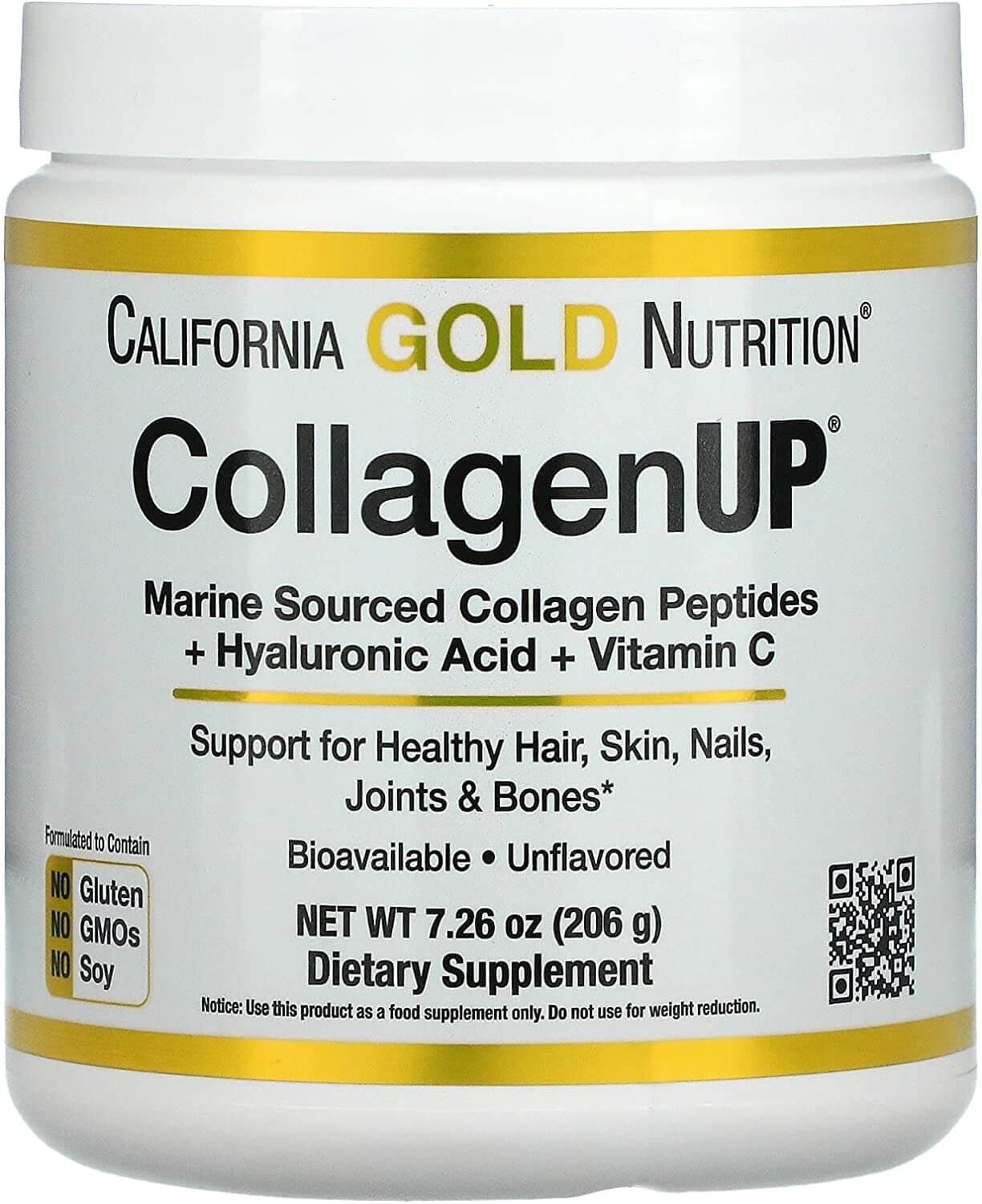 

Коллаген для здоровья волос, кожи, ногтей California Gold Nutrition, 206 грамм
