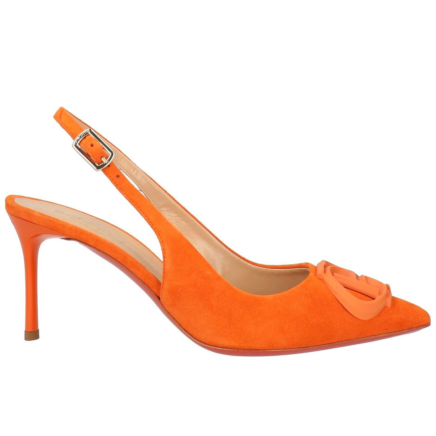 Туфли Baldinini, оранжевый туфли на высоком каблуке 18 см туфли на высоком каблуке туфли на высоком каблуке подмодели для съемки фотографий танцевальная обувь