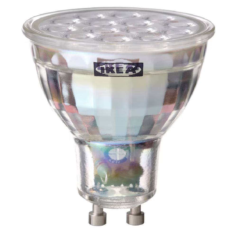 Светодиодная лампа GU10 345 Lm Ikea Tradfri, серебрянный