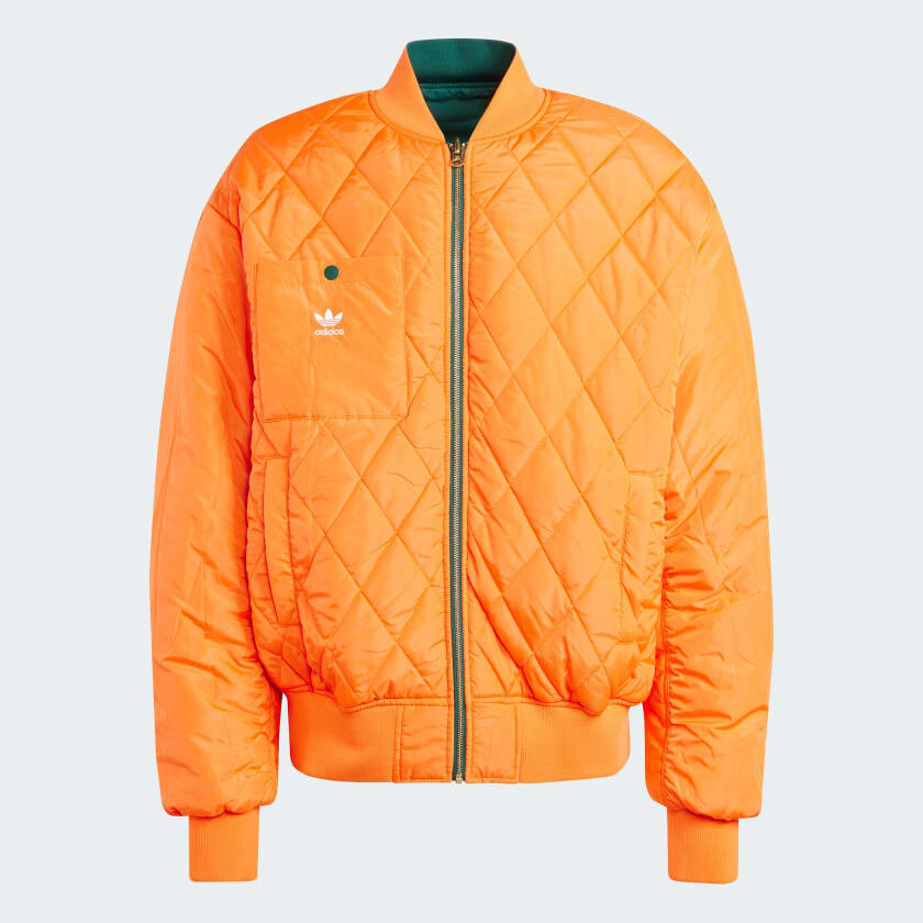 

Куртка Adidas Oversized, зеленый/оранжевый