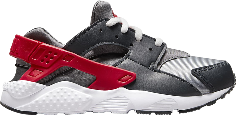 Кроссовки Nike Huarache Run PS 'Dark Smoke Grey University Red', серый кроссовки nike huarache extreme se ps dark grey черный