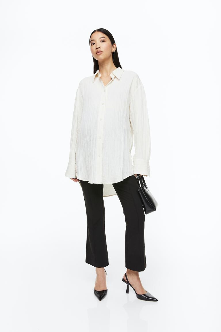 

Треггинсы до щиколотки MAMA H&M, черный