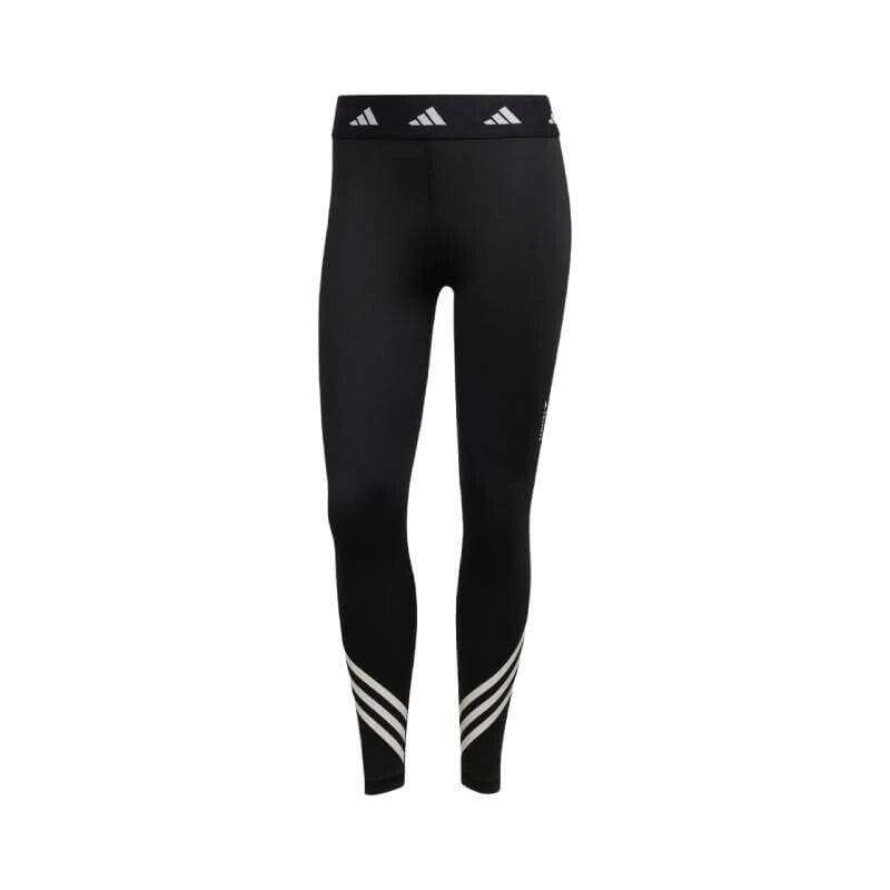 

Леггинсы Adidas Performance Small Logo 3 Strips, черный/белый