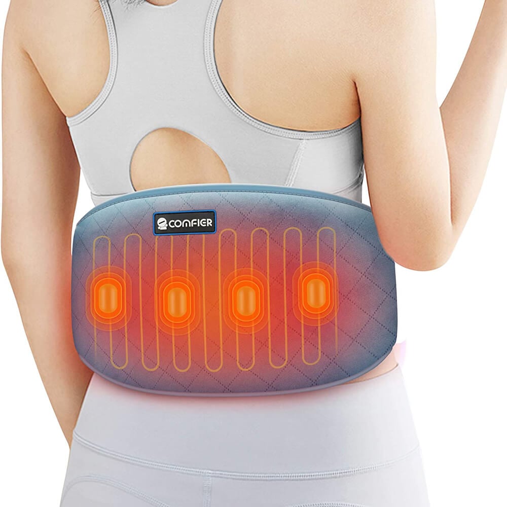 Массажер Comfier Heating Pad Back Pain, синий - фото