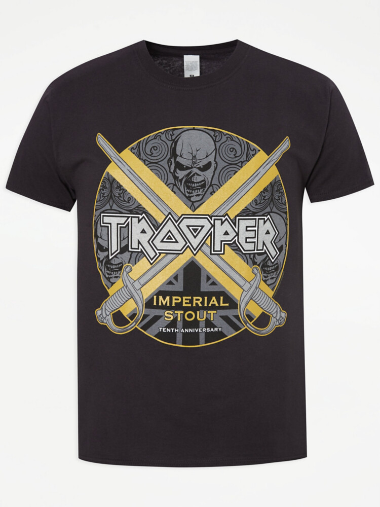 

Футболка Iron Maiden Trooper с черной полосой George., черный