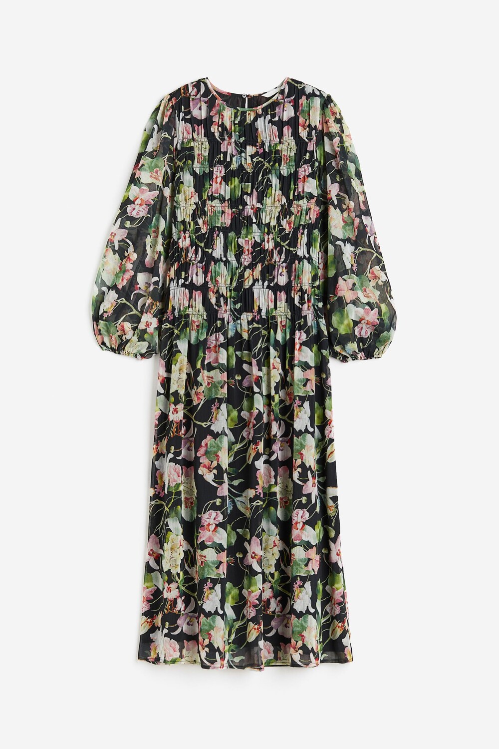 

Платье H&M Smocked-bodice, черный