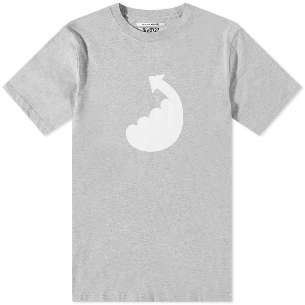 

Футболка Wood Wood Bobby Bubblearrow Tee, Серый