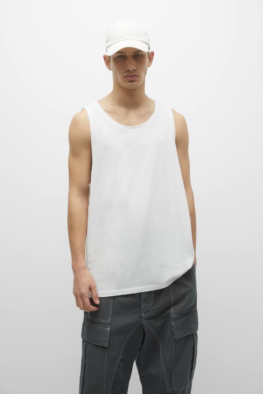 

Базовая майка Pull&Bear, белый