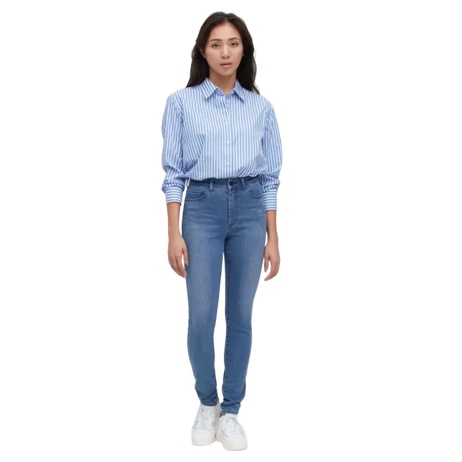 

Джинсы Uniqlo Ultra Stretch High Rise, синий