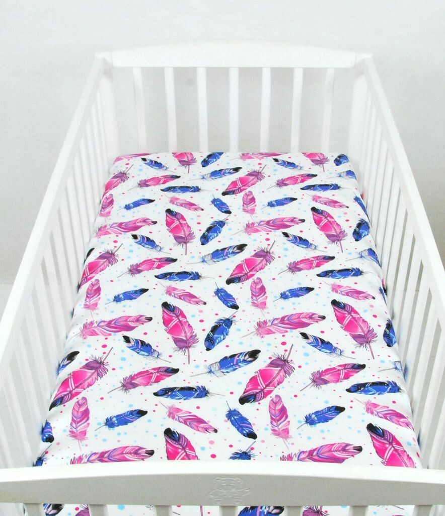 

BABYLUX простыня 70 x 140 см детская простыня хлопковая кроватка 99. Перо