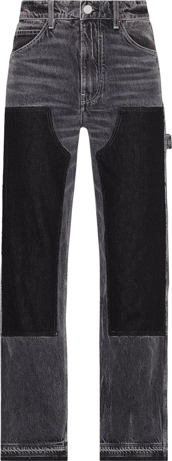 

Джинсы Amiri Two Tone Carpenter Jean 'Aged Black', черный