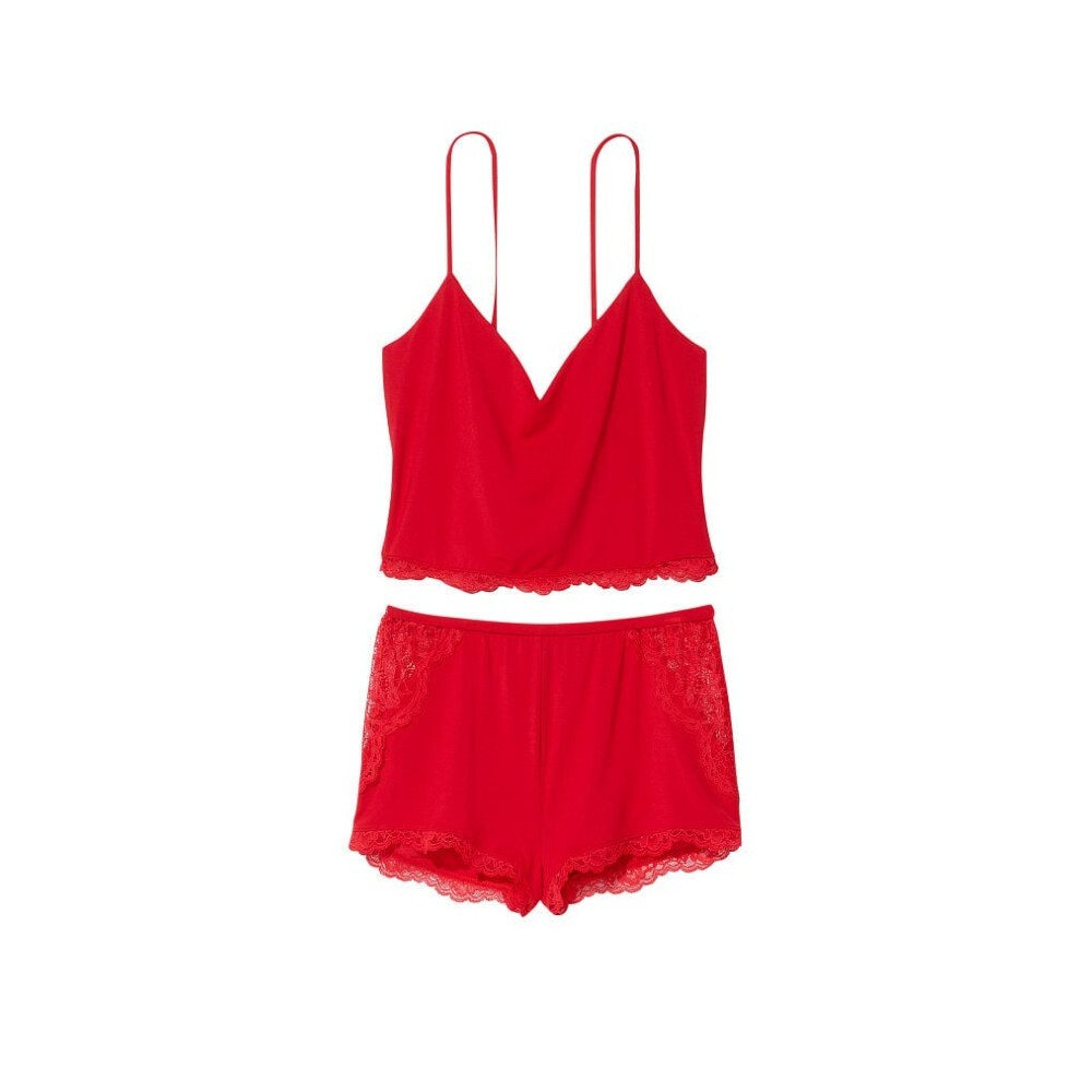 

Комплект Victoria's Secret Stretch Modal Cami, красный