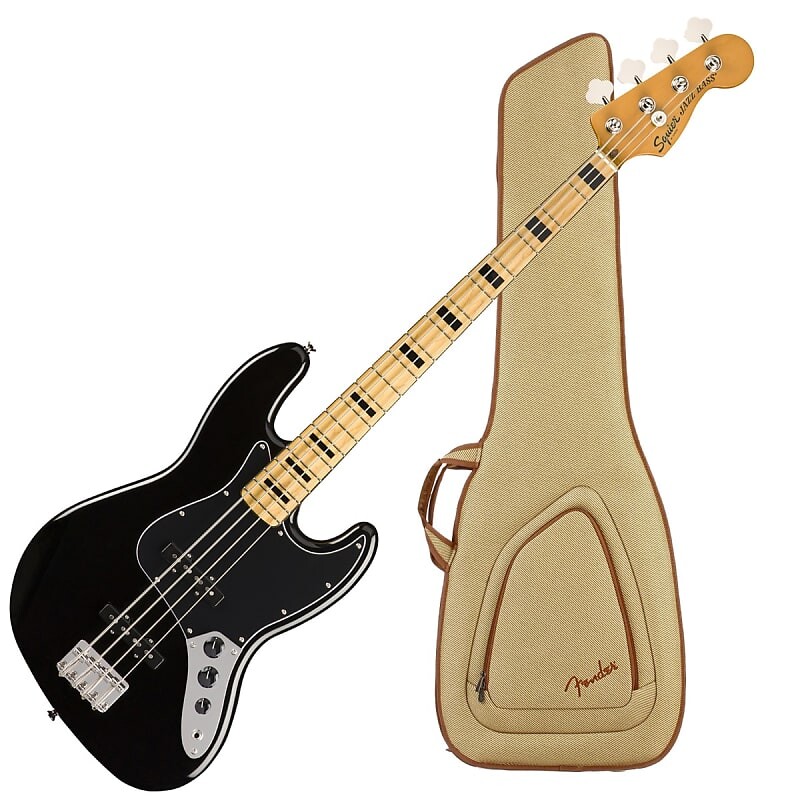 

Squier Classic Vibe '70s Jazz Bass - Black PERFORMER PAK 0374540506