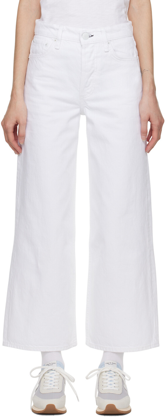 

Белые широкие джинсы Andi rag & bone