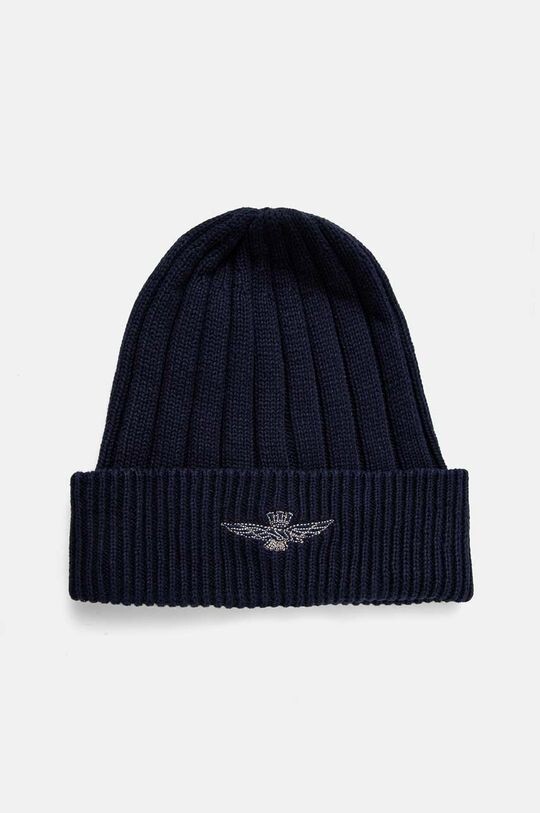 

Хлопковая шапка Aeronautica Militare, темно-синий