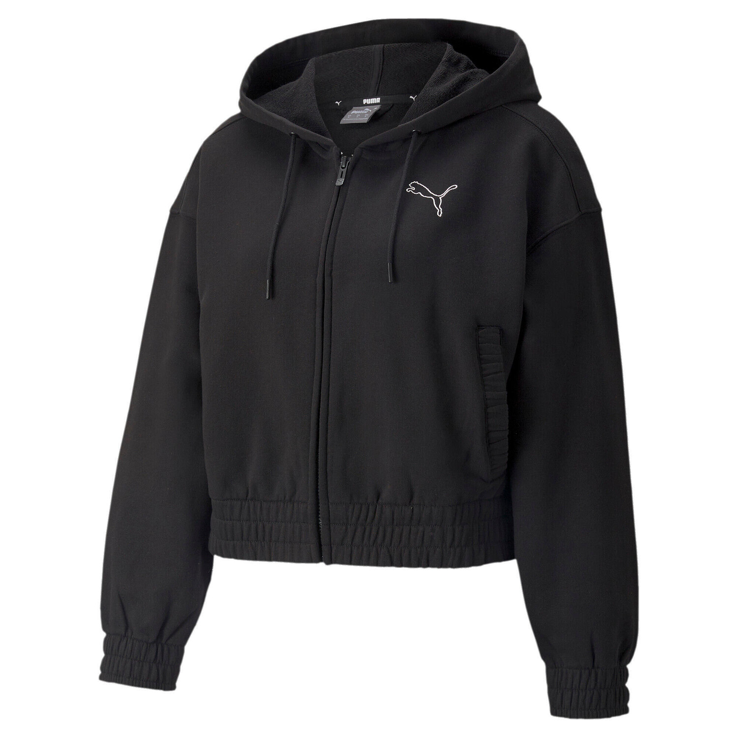 Толстовка PUMA HER Full-Zip Hoodie TR, черный