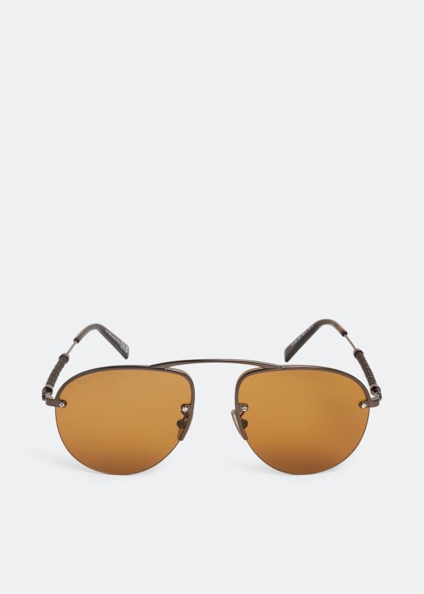 

Солнечные очки TOD'S Aviator sunglasses, коричневый