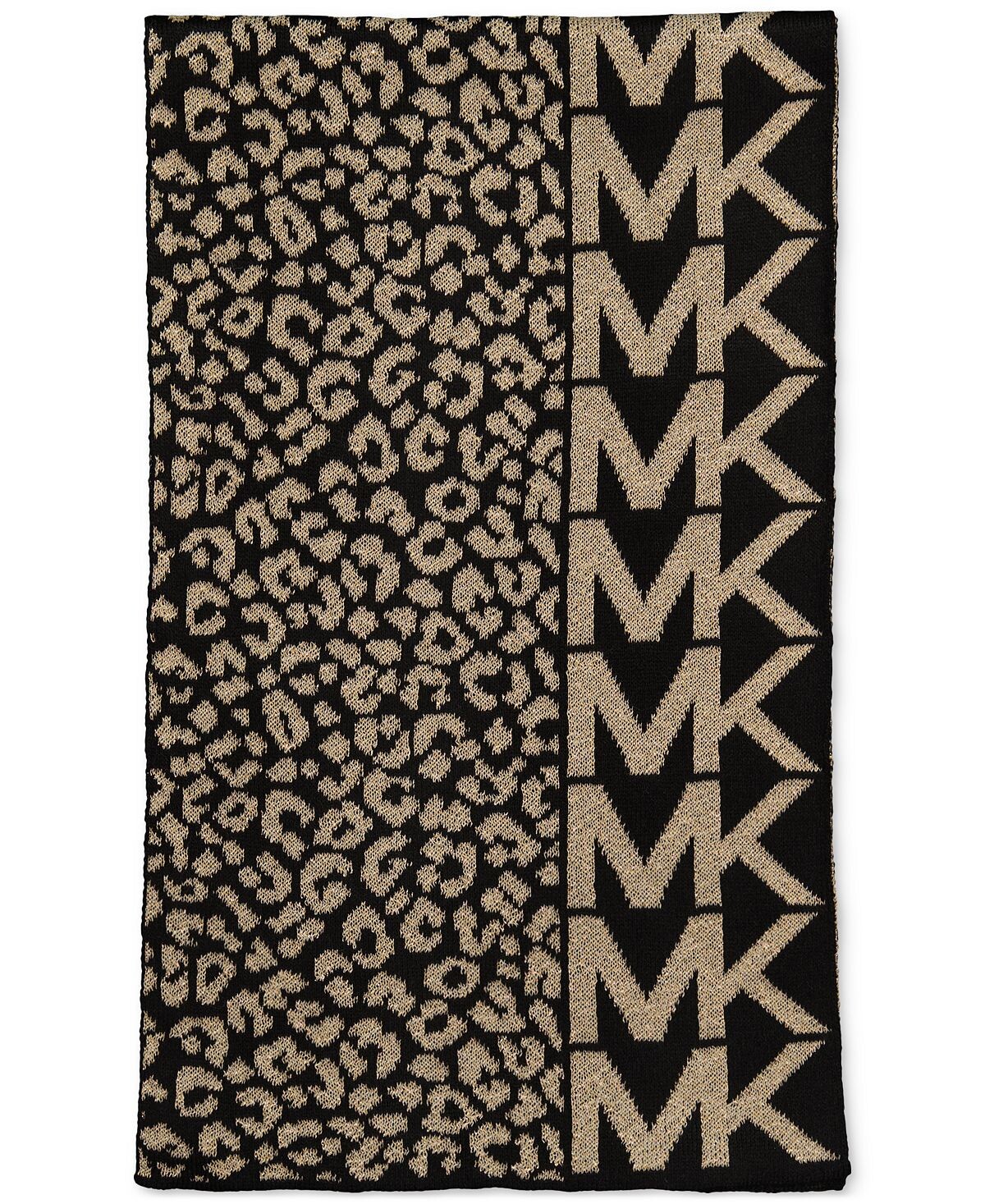 

Фирменный металлический шарф с леопардовым принтом Michael Kors, мульти