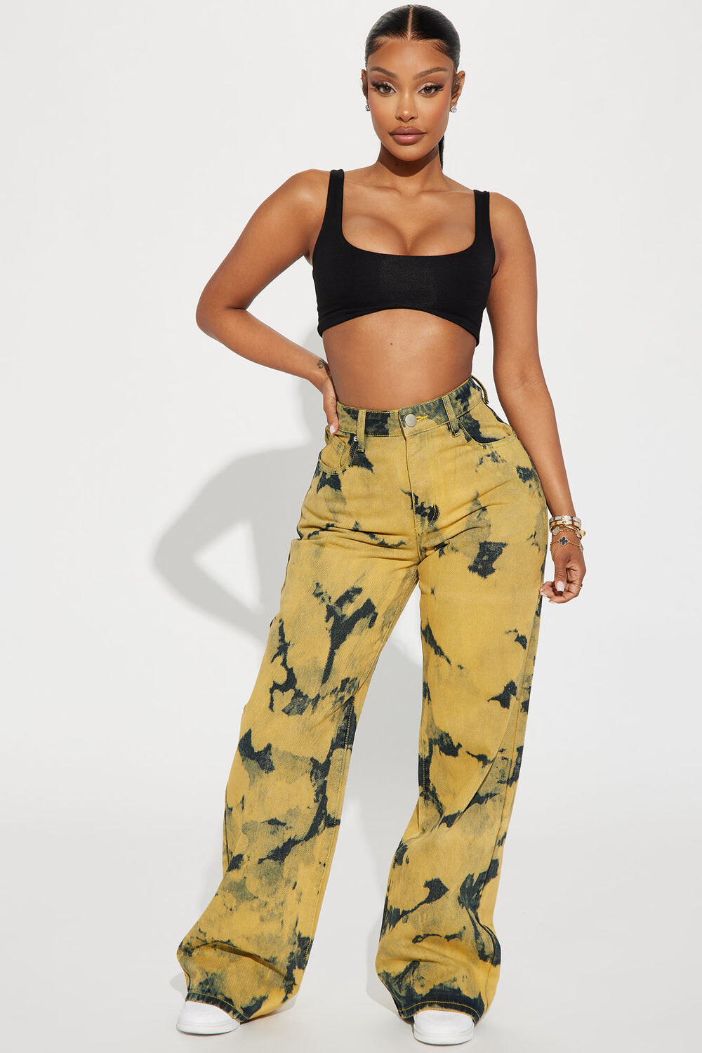 

Джинсы Fashion Nova FN22121202WD, желтый