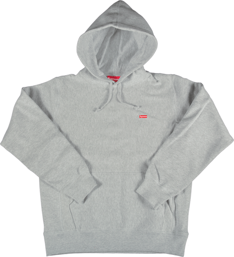 Толстовка Supreme Enamel Small Box Hooded Sweatshirt 'Heather Grey