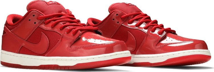 Nike Dunk Low Pro SB Red Patent Leather