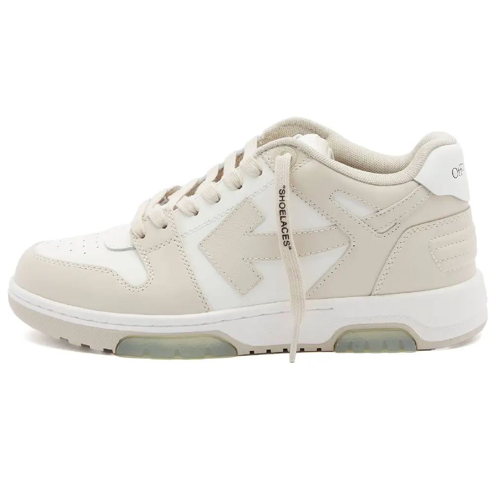 

Кроссовки Off-white Out Of Office Calf Leather, бежевый