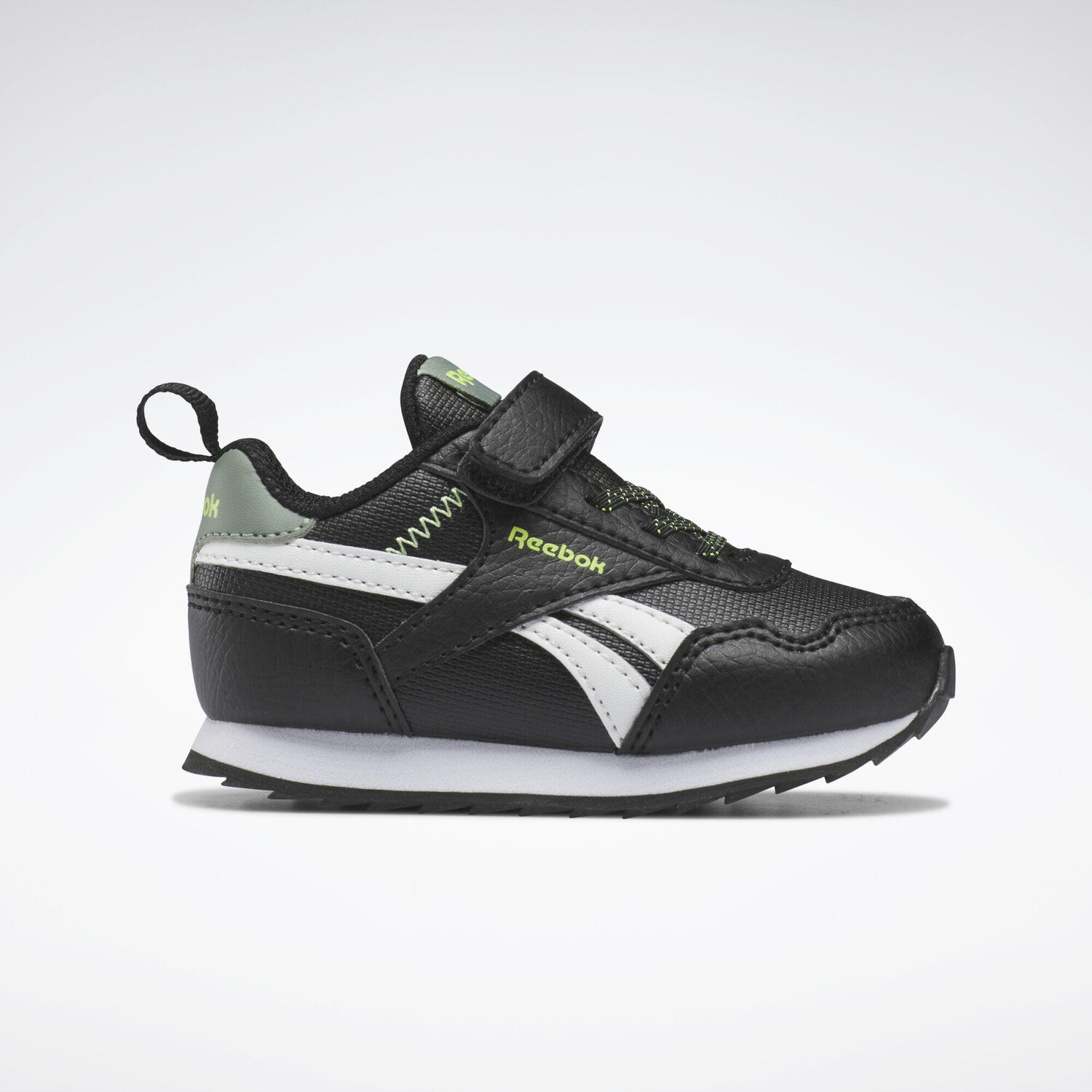 

Кроссовки Reebok Royal Classic Jog 3, черный/зеленый/желтый