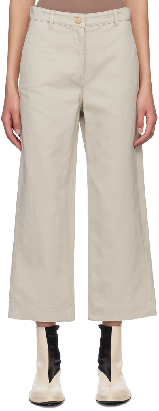 

Бежевые брюки Sospiro S Max Mara, Бежевый, Бежевые брюки Sospiro S Max Mara