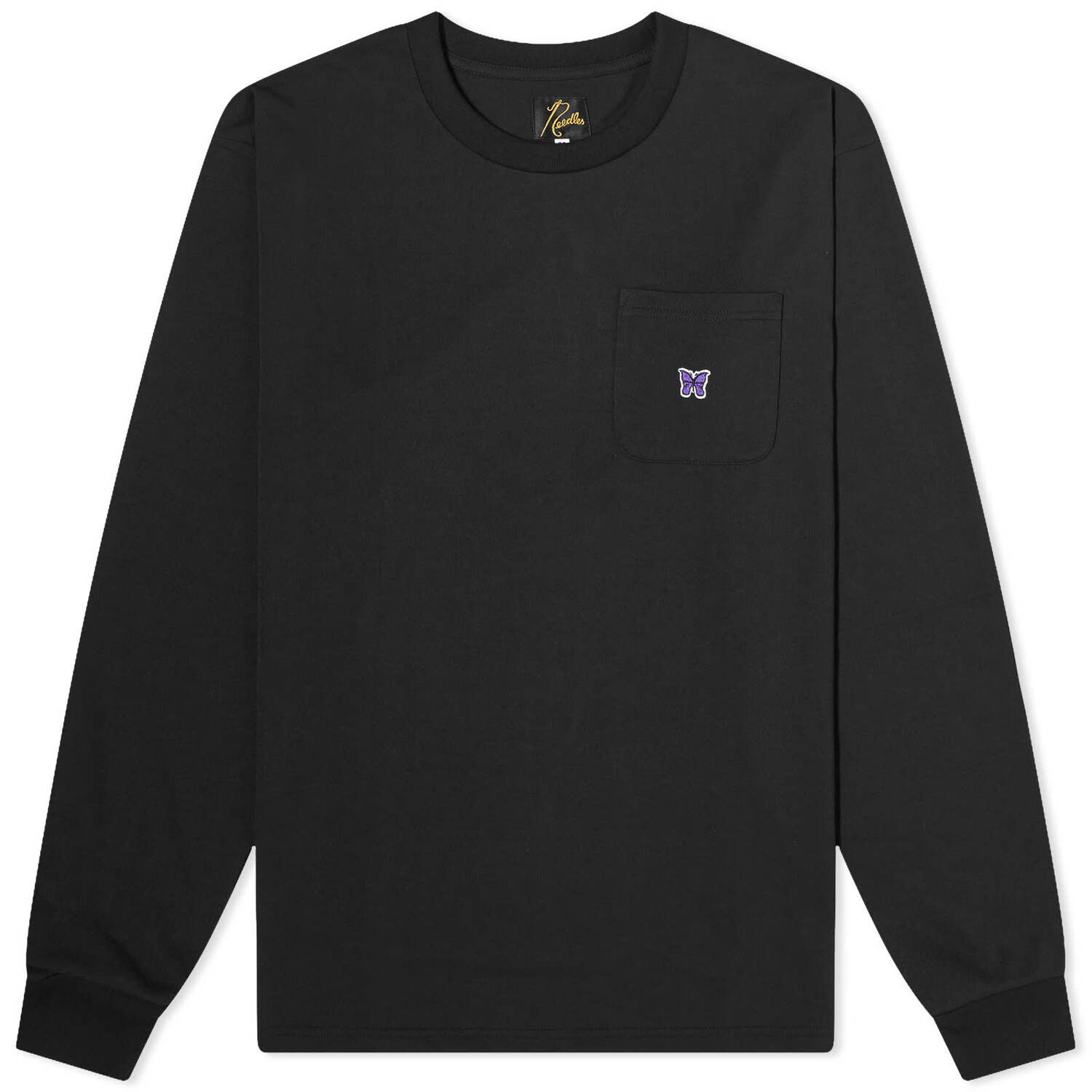 

Лонгслив Needles Long Sleeve Pocket, черный