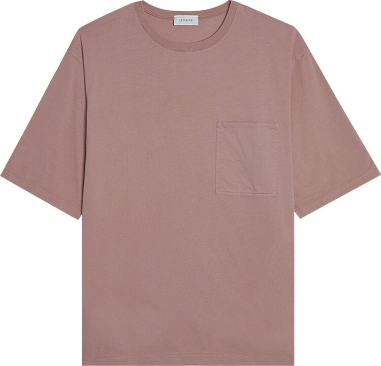 

Футболка Lemaire Boxy T-Shirt 'Mauve', розовый