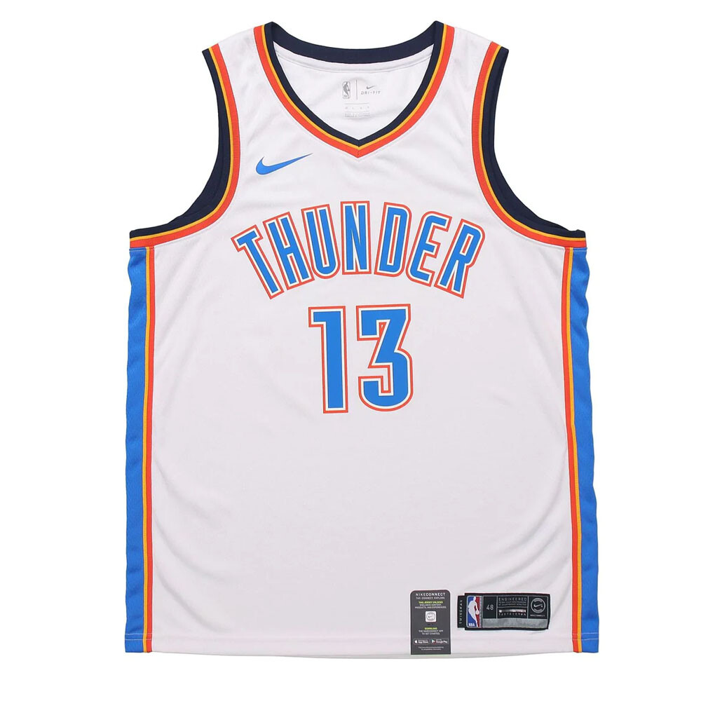 

Майка Nike Paul George Association Edition Swingman Oklahoma City, белый