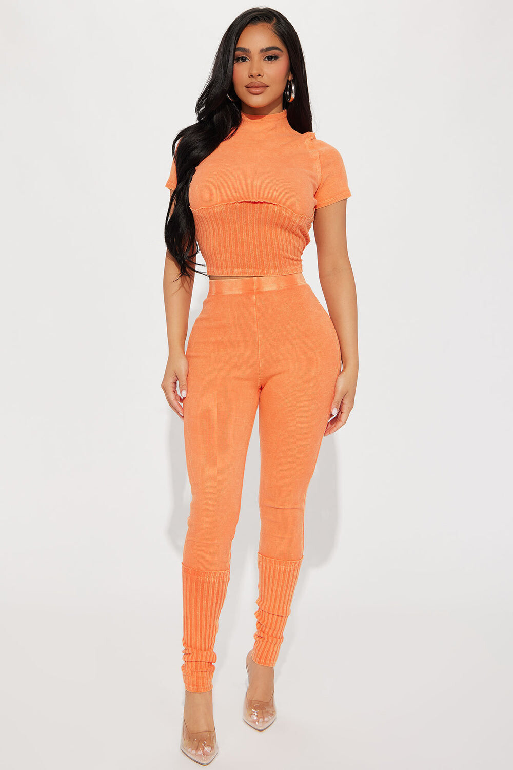 

Леггинсы Fashion Nova GD3653SS, оранжевый